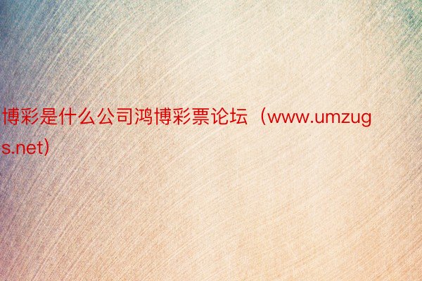 博彩是什么公司鸿博彩票论坛（www.umzugs.net）